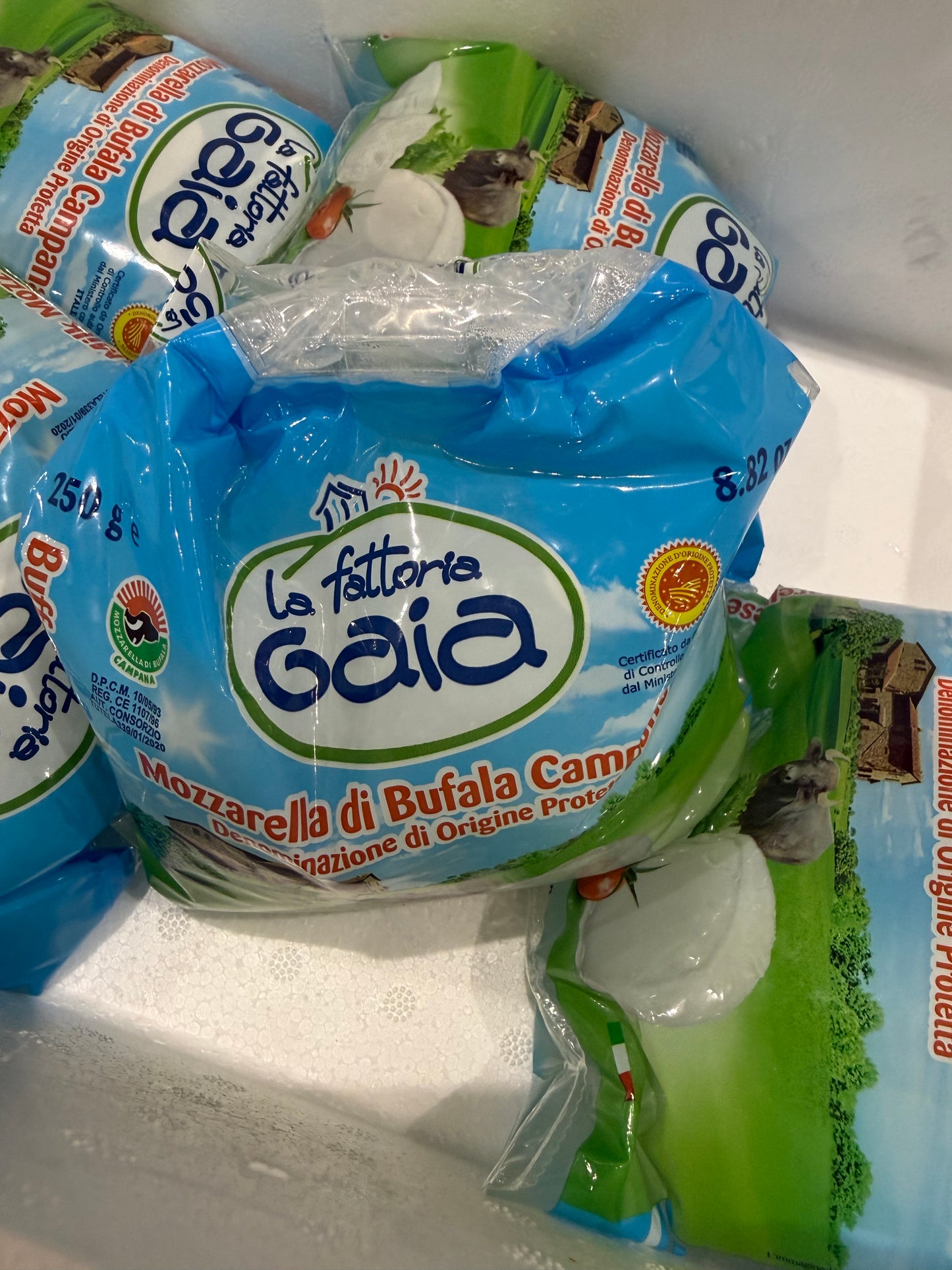 Mozzarella di Bufala Campana DOP – Freschissima (confezione)